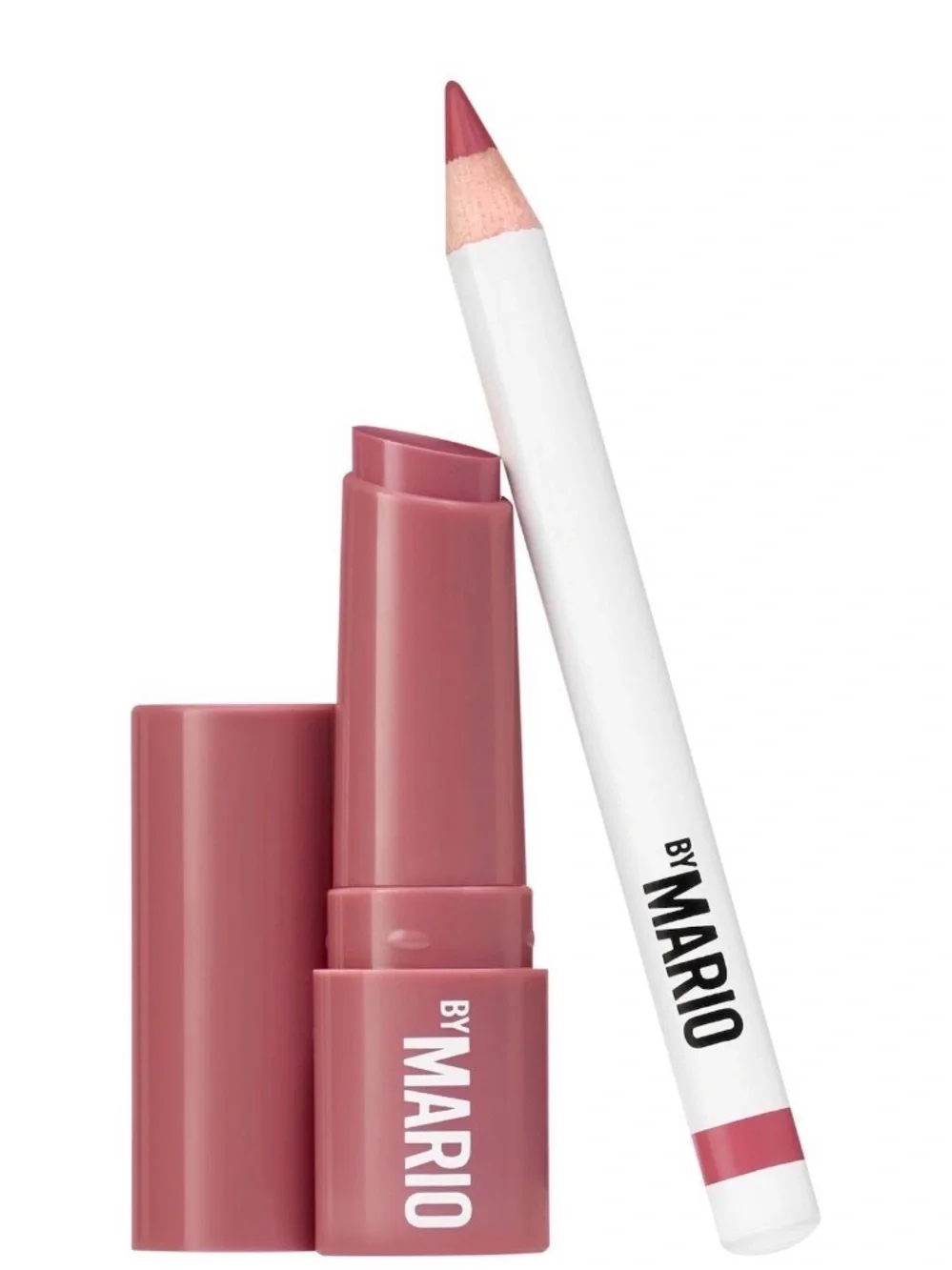 Makeup By Mario Lip Duo — Dusty Rose Lipstick & Lip Pencil